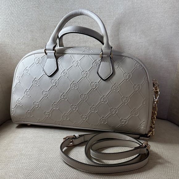 Juicy Couture Cream Satchel with Heart and Bear Charms - Picture 9 of 14